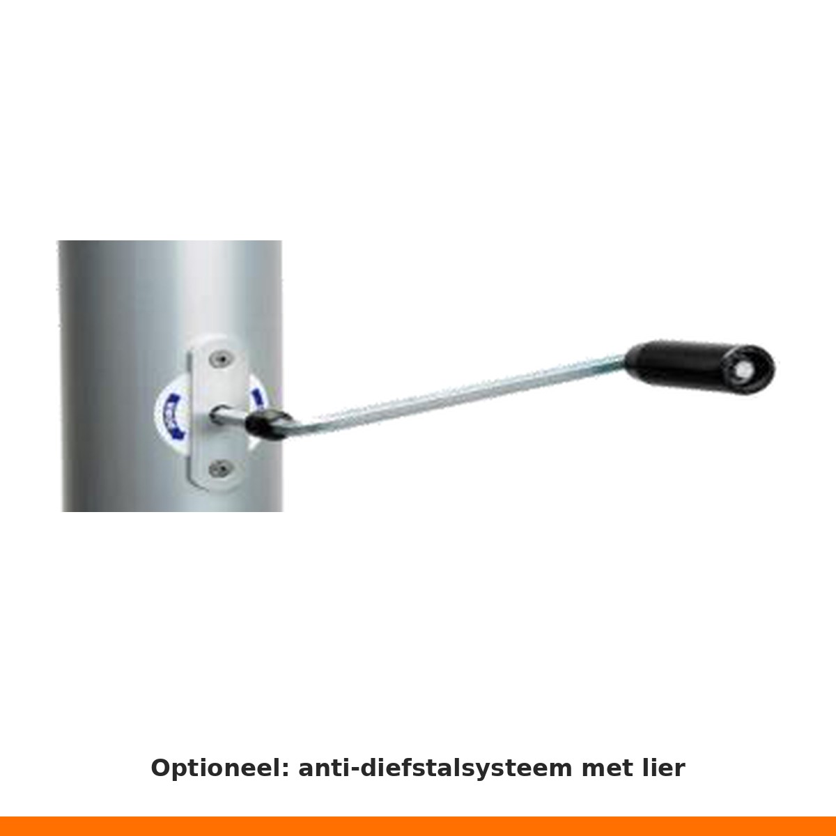 Flagpole+ met hijsbare banieruithouder